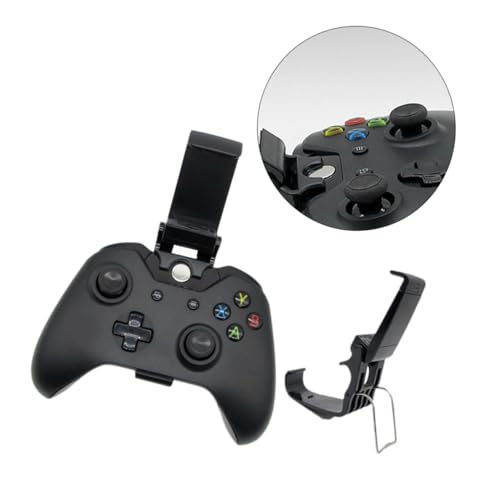 Hemobllo 2pc Bracket Phone Mount Holder for Controller Ergonomic Design for Mobile Gaming Secure Clip for Enhanced Comfort and Stability