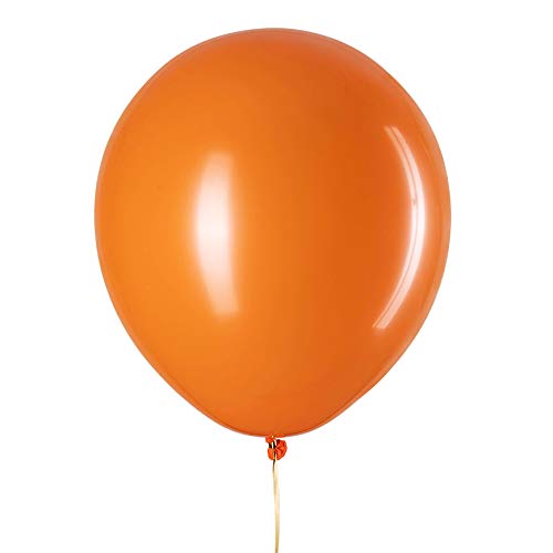GAKA 12 inch Orange Balloons Helium Balloons Quality Latex Balloons Party Decorations Supplies Pack of 50,3.2g/pcs - Thumbnail 2