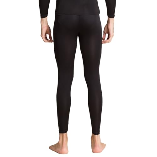 Men Silk Thermal Long Underwear Pants Long Johns Underwear Bottom Mulberry Knit Silk Cold Weather Base Layer Legging4