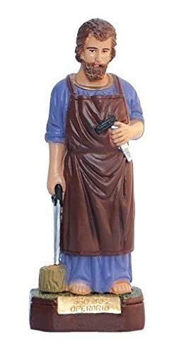 Imagem de São José Operário 20cm em Gesso