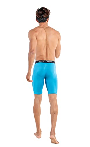 Image of TRYB Men's Compression Shorts & Pants | Sports Innerwear for Gym, Running & Training | Quick Dry, Breathable, 4-Way Stretch, Moisture Wicking, Anti-Chafing Muscle Support Athletic Wear with Pocket