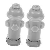 Supvox 2 Stück Hundetoilette Urinpfosten aus Stabilem Spezielles Design für Welpentraining Hygienische Hundetoilette für Drinnen Graue Urinleitpfosten zur Erziehung von Haustieren