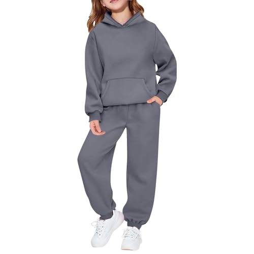 Sportbekleidung Kinder Jogginganzug Mädchen Jungen Zweiteiliger Trainingsanzug Kinder Unisex Mit Kordelzug Hoodie Jogginghose Outfit Einfarbige Warme Mädchen Trainingsanzug Sportbekleidung Kinder Jogginganzug Mädchen Jungen Zweiteiliger Trainingsanzug Kinder Unisex Mit Kordelzug Hoodie Jogginghose Outfit Einfarbige Warme Mädchen Trainingsanzug