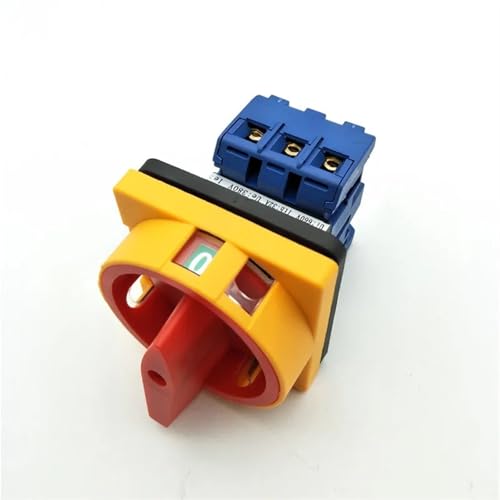 Interrupteur à came rotatif triphasé de chantier bouton commande marche arrêt 380V 32A