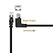 Cable Matters 10Gbps Combo-Pack 90 Degree Cat 6 Ethernet Cable - 5ft, Cat6 Right Angle Ethernet Cable (90Degree + 270 Degree Right-Angle RJ45 Connectors)