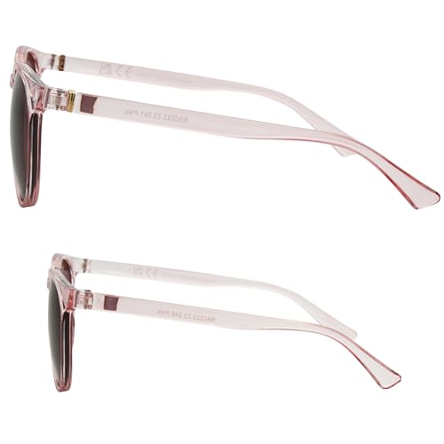 Foster Grant Women's Round Mommy & Me Vaycay Vibes Sunglasses, Crystal Pink, 52mm, 48mm3