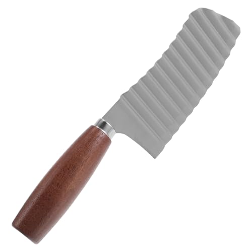 Cortador de Verduras Acero Inoxidable con Mango de Madera miniatura 1