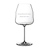Riedel personalized winewings pinot noirnebiolo wine glass custom engraved giant 32oz crystal red wine glass for pinot noir nebiolo burgundy barbaresco and more  urban country home decor