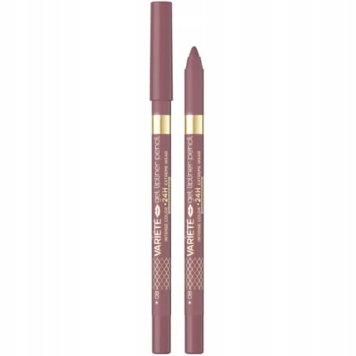 Eveline Cosmetics VarietĂ : Matita per labbra in gel, tinta 08, lunga tenuta e impermeabile