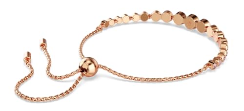 Swarovski Imber Tennis bracelet Mixed round cuts, Pink, Rose gold-tone plated4