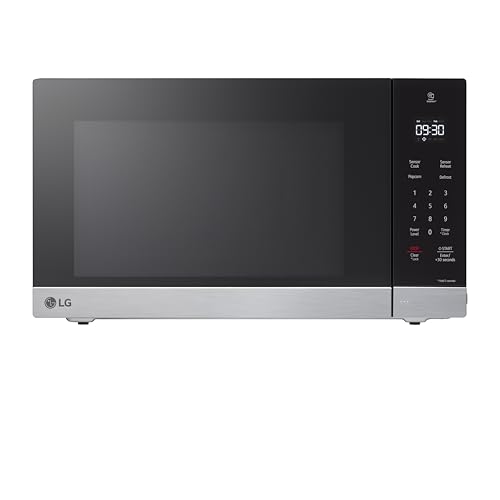 LG Countertop Microwave, 1.5 cu. ft., Stainless Steel, 21.44'x12.13'x16.19', Smart Inverter, Sensor Cooking, 1200 Watts