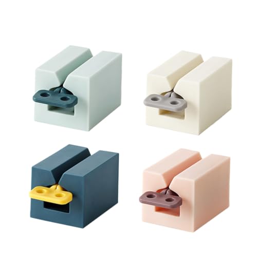 BUTIFULSIC 4 Pcs Tube Squeezer Dispenser Color Dye Tube Squeezer Toothpaste Squeezer Toothpaste Holder Toothpastes Toothpaste Tube Squeezer Toothpaste Roller Extruder Toothpaste Tube Saver