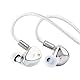 Linsoul SIMGOT ET142 in Ear Monitor,1 Planar + 1 PZT Hybrid Treiber HiFi IEM Kopfhörer, Kabelgebundene Ohrhörer mit Austauschbaren Stimmdüsen, Abnehmbares Versilbertes OFC Kabel für Musiker Audiophile