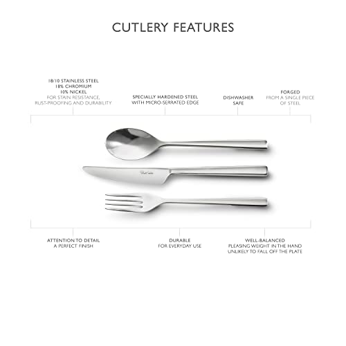 Robert Welch Blockley Bright 3 Piece Serving Set. Made from Stainless Steel. Dishwasher Safe - Image 4