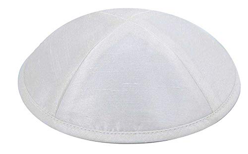 Image of Zion Judaica Deluxe Raw Silk Kippot Bulk Packs or Single Kippah Includes Free Clips