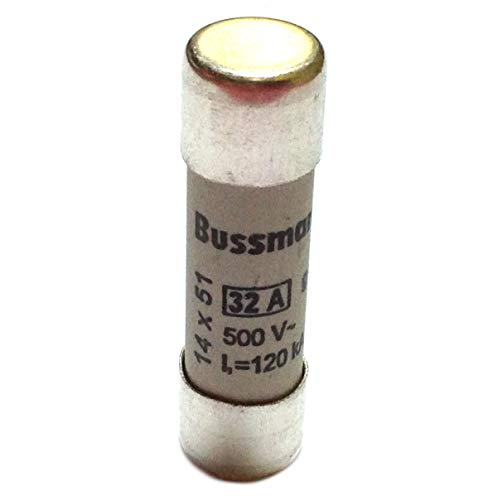 Cooper Bussmann C14G32 AC Cylindrical Fuse, 14 x 51, 32 Amp, GG, 500V