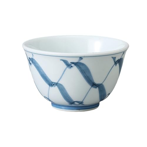 エールネット(Ale-net) 湯呑 煎茶碗 千茶碗 9.3×5.5cm 有田焼 京網厚渕反仙茶 食洗機対応 電子レンジ対応 日本製