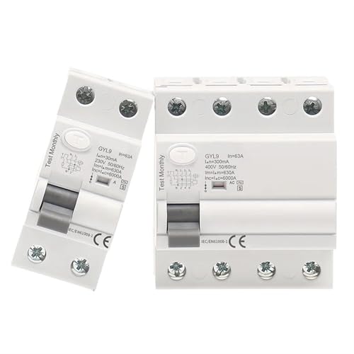 Sécuriser pompe à chaleur et moteurs via GYL9 AC-S RCCB 4P 40A 300mA