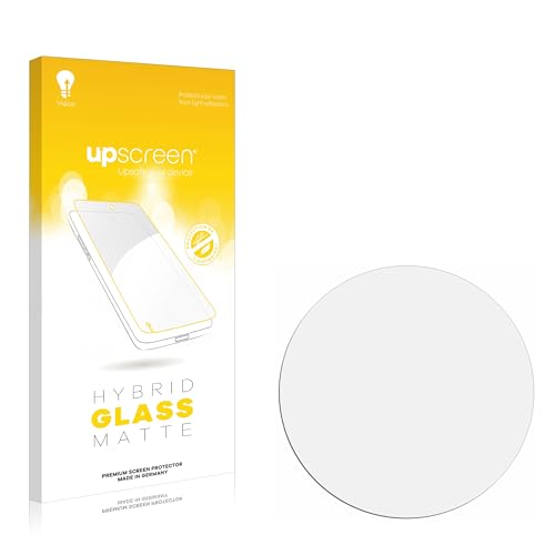upscreen Protector Pantalla Cristal Mate para Relojes (Circular, ø: 32.5 mm) Protección Anti-Reflejos – 9H Dureza