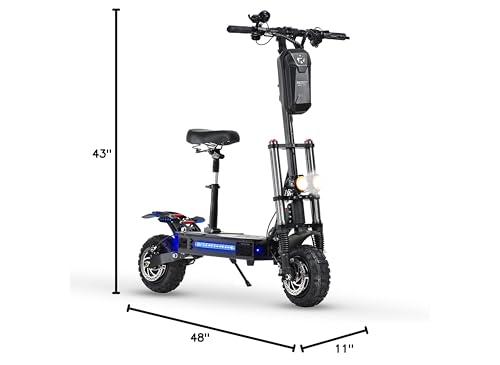 REDDYDY Electric Scooter for Adults, 55 Mph, 11" Tires, 75