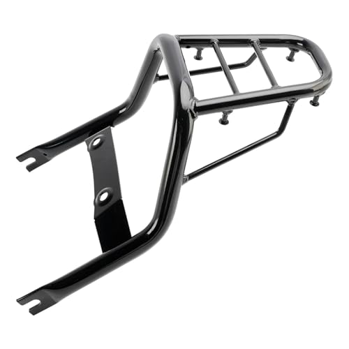 Porte-bagages arrière haut de gamme en acier noir pour Z125 Monkey