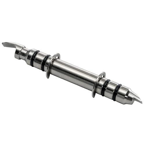 Image of ASWG001 Wheel Clamp Locator Pins, 137mm Dually and Wide-Offset Length, 4-Piece Reversible Set, Nickel-Plated Iron, DIY Wheel Alignment