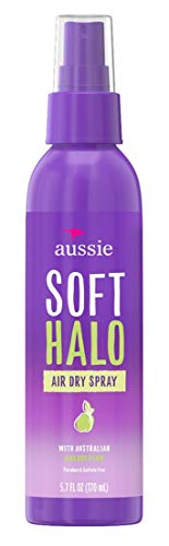 Aussie Soft Halo Air Dry Spray 5.7 Ounce (170ml) (Pack of 2)