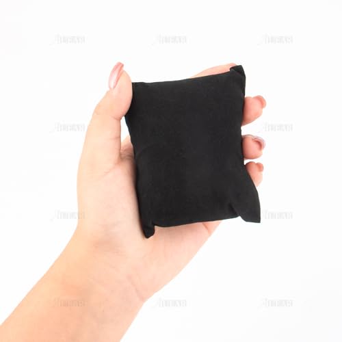 AUEAR, Velvet Bracelet Watch Pillow Black Jewelry Pillows Bangle Cushions Display Stand Set for Box (10 Pcs)
