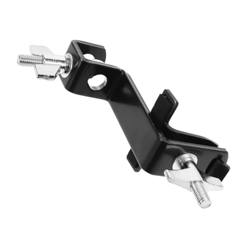 HEMOTON Adjustable Drum Kit Cowbell Clamp Metal Cowbell Holder Clip Easy to Use