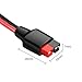PAEKQ Solar Connector to SAE Extension Cable 10 AWG for Anderson Connector Port Goal Zero Yeti, Suaoki, Renogy, Jackery Portable Solar Generator Power Station-2Ft