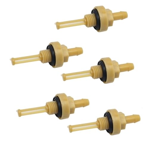Filtros de combustible para motores GX160, GX200, GX270 y GX390 en cortacéspedes, 5 piezas