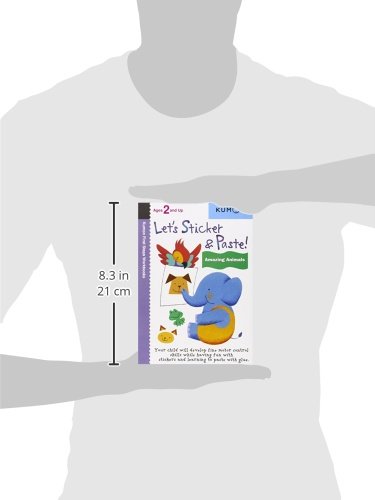 Let's Sticker And Paste! Amazing Animals (Kumon First Steps Workbooks) - Thumbnail 2