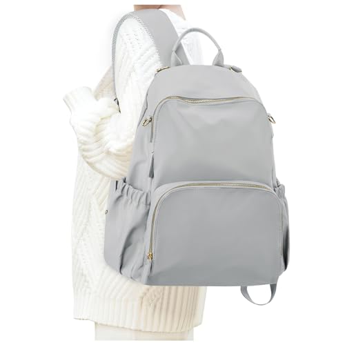 Image of VENATIN Diaper Bag Backpack for Mom Pañaleras para bebe Baby Changing Bag Large Capacity Waterproof with Stroller Strap, Multifunction Travel Backpack, Grey