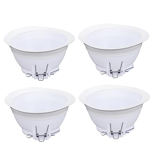 BUTIFULSIC 10個耐久性のあるトイレ消臭カバー 柔軟で弾力ある素材 バスルーム用 自動開閉式 排水時も衛生的