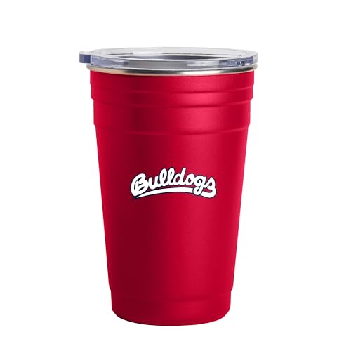 Image of Logo Brands NCAA 22 oz Stainless Steel Tailgate Cup -Double Wall Vacuum-Sealed Durable For Hot & Cold Drinks, Perfect for Gameday & Tailgating
