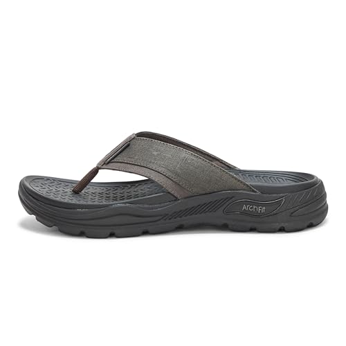 Skechers Men's Arch Fit Motley Sd-Rigel Canvas Thong Sandal2