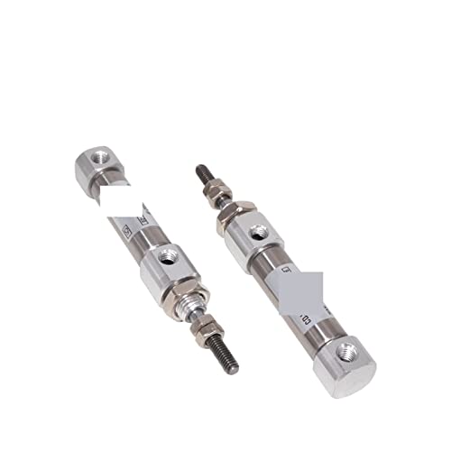 Cilindro neumático CDJ2B de doble acción y doble vara con vástago de 10mm 3