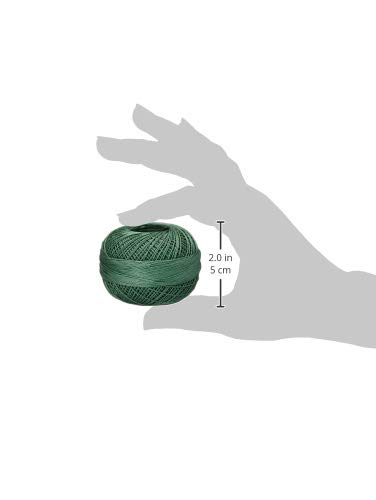 Hilo de algodón Lizbeth 210 yardas, 25 g verde miniatura 3