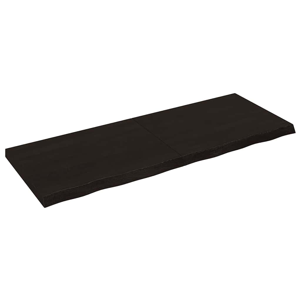 Plateau de table en bois massif pliable 160x60 cm en chêne avec charnières intégrées