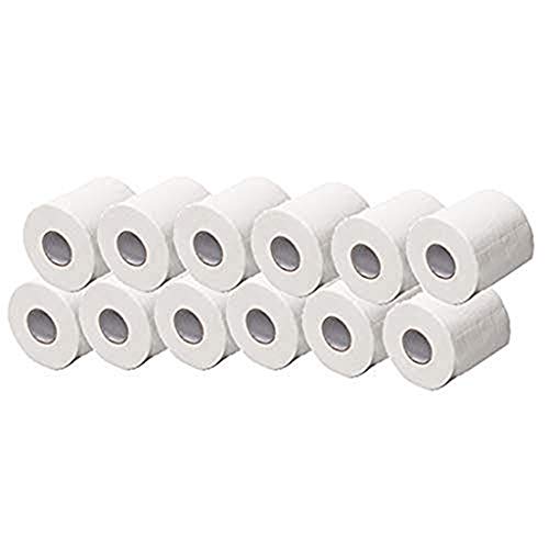 Preisvergleich Produktbild URSING Rollenpapier Seidig glatt Weiches 3-lagiges Toilettenpapier Dreischichtige Toilettenpapierrolle Hergestellt aus hochwertigem Holzzellstoff (Weiß, C-3PCS)