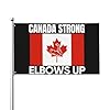 Canada Strong Elbows Up Flag Sign 3x5 Buy Canadian Flag Banner Canada Strong Not For Sale Flag Tapestry For Festival Party Holiday No Flagstand K8