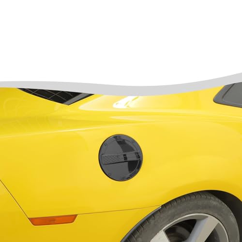 Tapa de gas para Chevy Camaro 2012-2015 con diseño de bandera negra