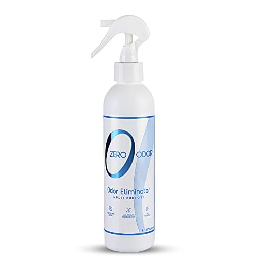 Zero Odor Multi-Purpose Odor Eliminator - Eliminate Air & Surface Odor – Patented Technology Best for Bathroom, Kitchen, Fabric, Closet- Smell Great Again, 8oz (Over 1000 Sprays)