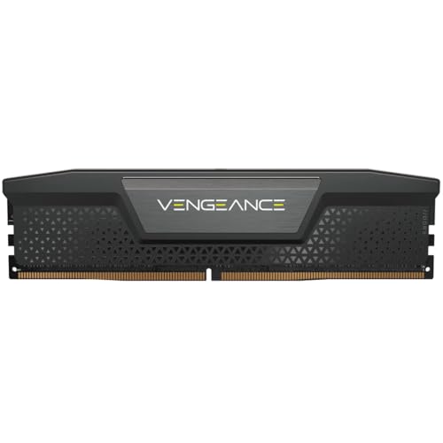 Image of CORSAIR Vengeance DDR5 RAM 16GB (1x16GB) 5200MHz CL40-40-40-77 1.25V AMD Expo Intel XMP 3.0 Desktop Computer Memory - Gray (CMK16GX5M1B5200Z40)