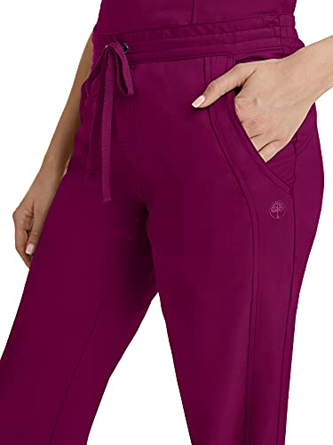 Healing Hands Scrub Pants For Women 2 Pocket Elastic Back Drawstring Pant Purple Label 9095 Taylor Wine 4Xl #TOP3
