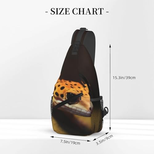 Bolso cruzado para hombre tipo bandolera estilo leopardo miniatura 3