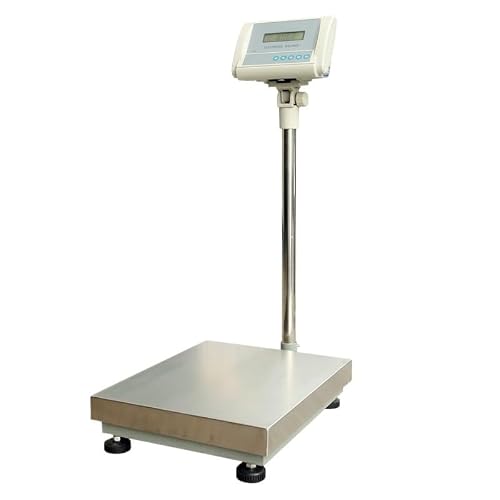 MYUYEE 100Kg 200Kg 300Kg Robust High-Resolution 1G Floor Balance 500Kg Digital Industrial Platform Scale (One Color-100Kg 1G)