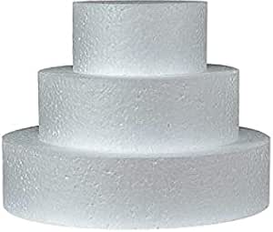 Base Torta Polistirolo A 3 Piani - Altezza 10 Cm Per Livello, Diametri 20-15-10 Cm, Per Decorazioni - Foto 7
