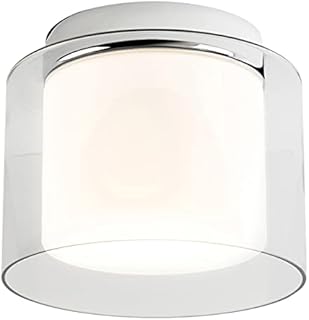 Astro Arezzo ceiling, Dimmable Bathroom Ceiling Light, IP44 Rated (Polished Chrome) - Smart Bulb Compatible, Designed in Britain - 1049003 - 3 Years Guarantee