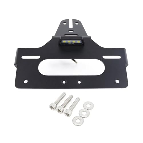 Support plaque d'immatriculation pour supprimer la bavette arrière Meteor 350